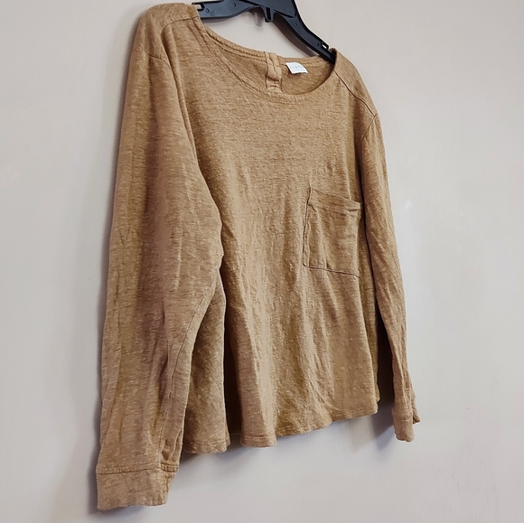 Poetry Linen button back top - Picture 2 of 9